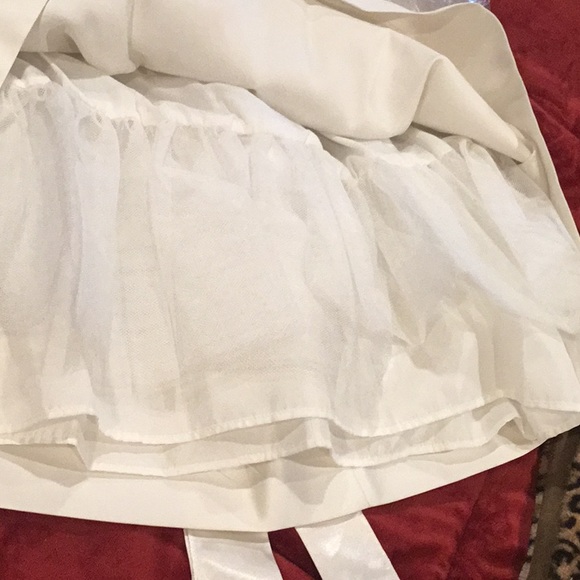 Girls cream wedding/flower girl dress - Picture 4 of 4